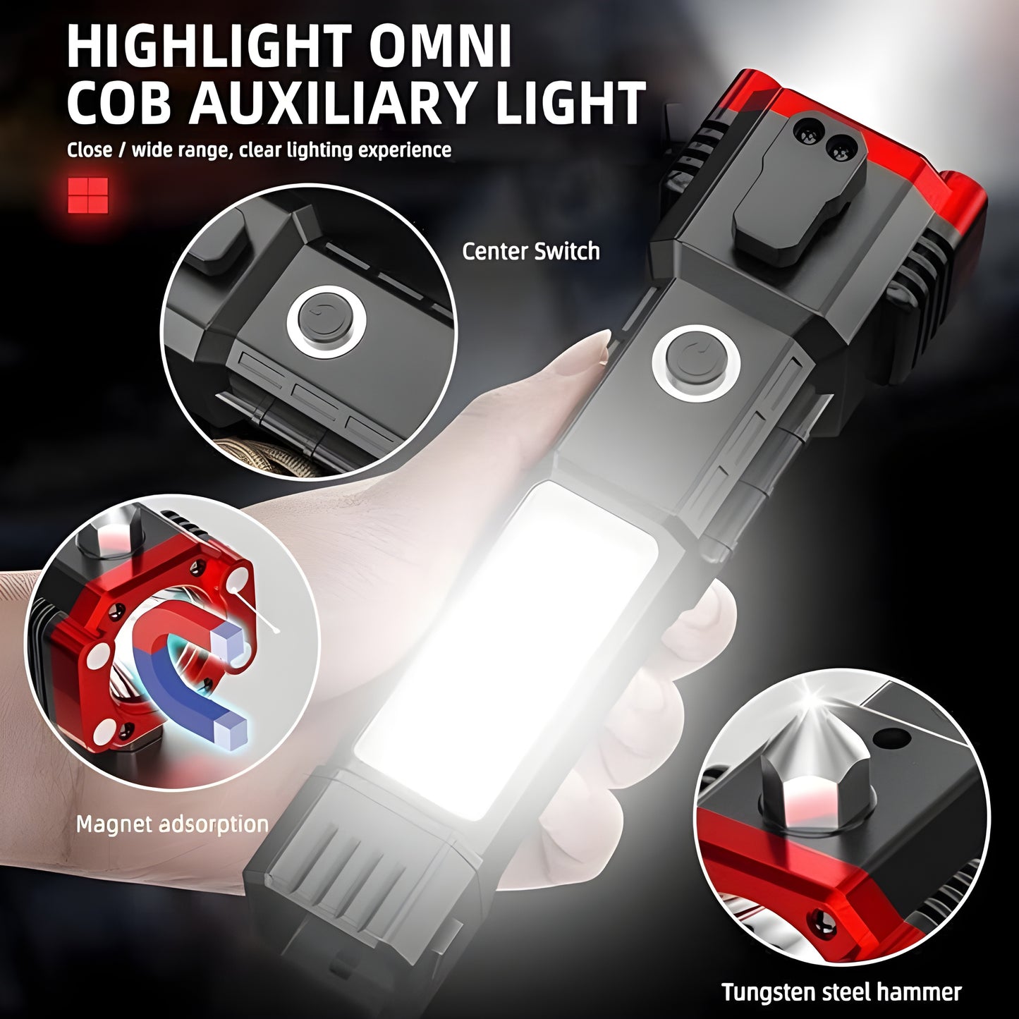 Multifunctional LED Flashlight